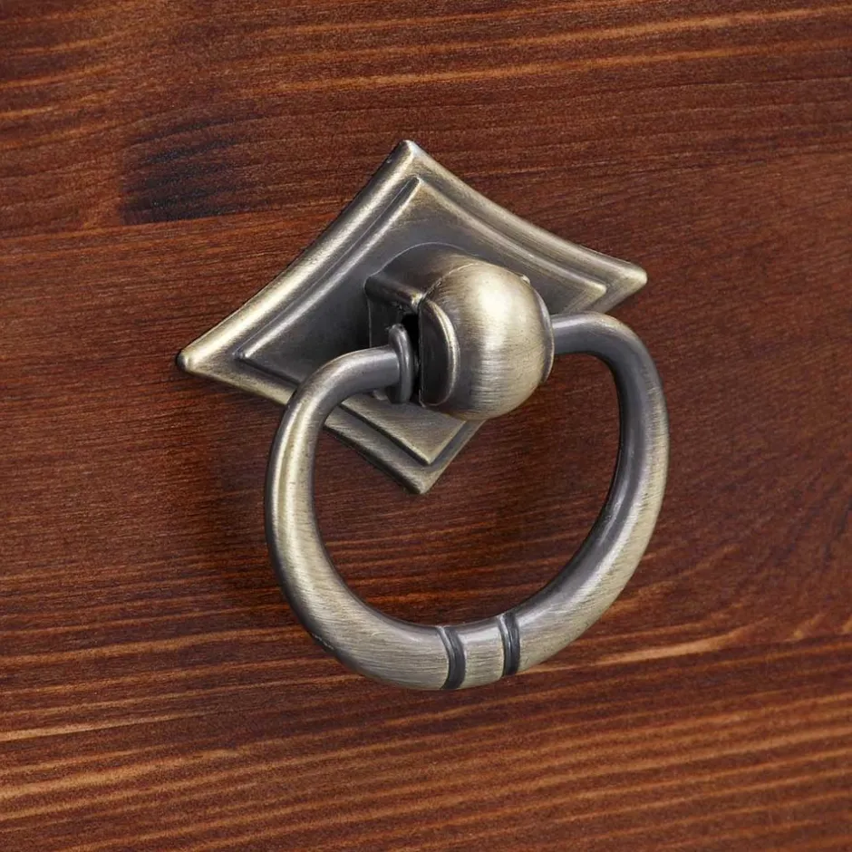 Kleiner Vitrinenschrank in Dunkelbraun - Luvin^Wohnen New