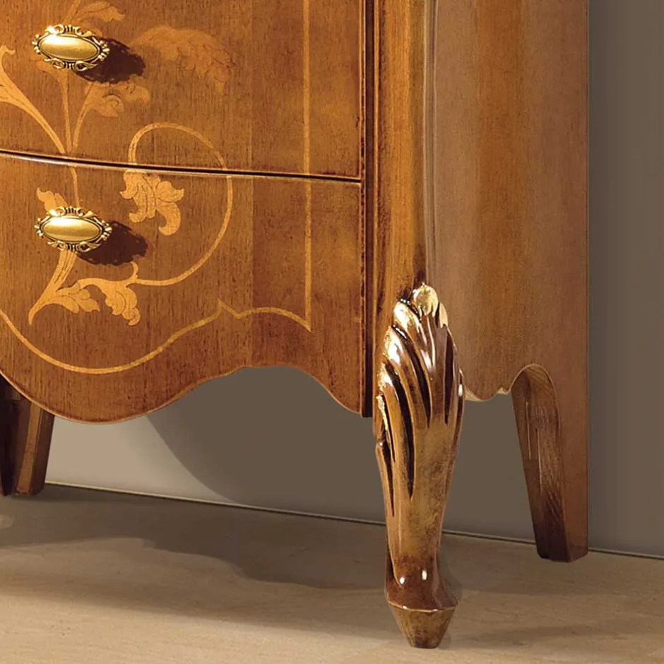 Kleiner Vitrinenschrank mit Tür & Schubladen - Carlenna I^Wohnen New