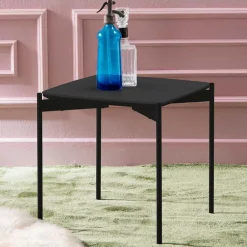 Wohnen Kleiner Wohnzimmer Tisch in Anthrazit & Schwarz - Salamander