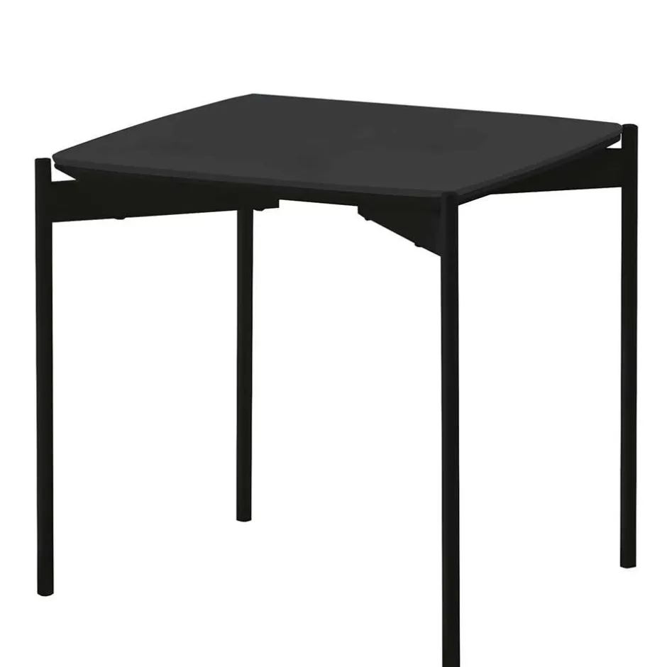 Wohnen Kleiner Wohnzimmer Tisch in Anthrazit & Schwarz - Salamander