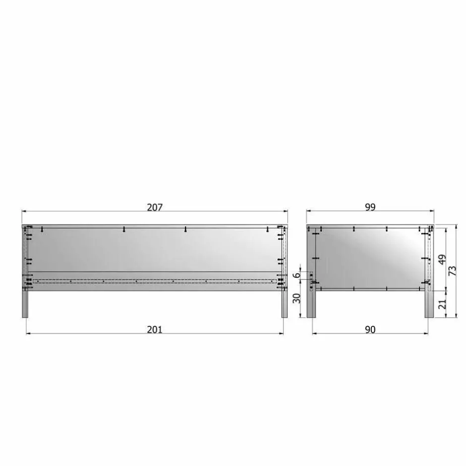 Wohnen Kojenbett aus Kiefer massiv in Weiß - Blowering