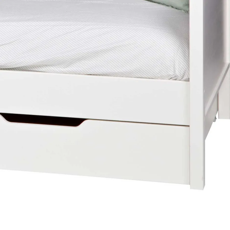 Wohnen Kojenbett aus Kiefer massiv in Weiß - Blowering