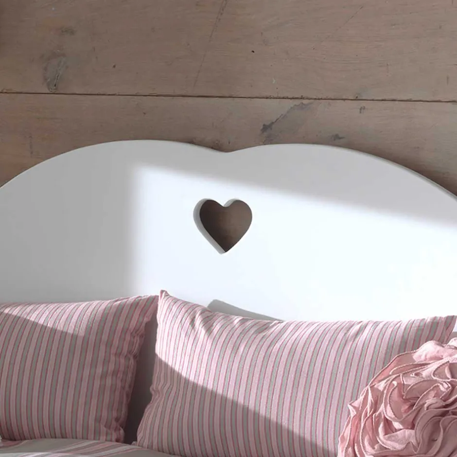 Kojenbett Mädchenbett Grandory in Weiß lackiert^Wohnen Discount