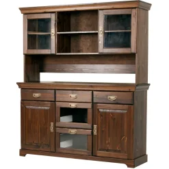 Wohnen Kolonialstil Buffet in Kiefer dunkel - Jurcavs