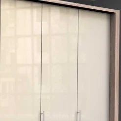 Wohnen Kombi Kleiderschrank mit 2 breiten Abteilen - Rativian