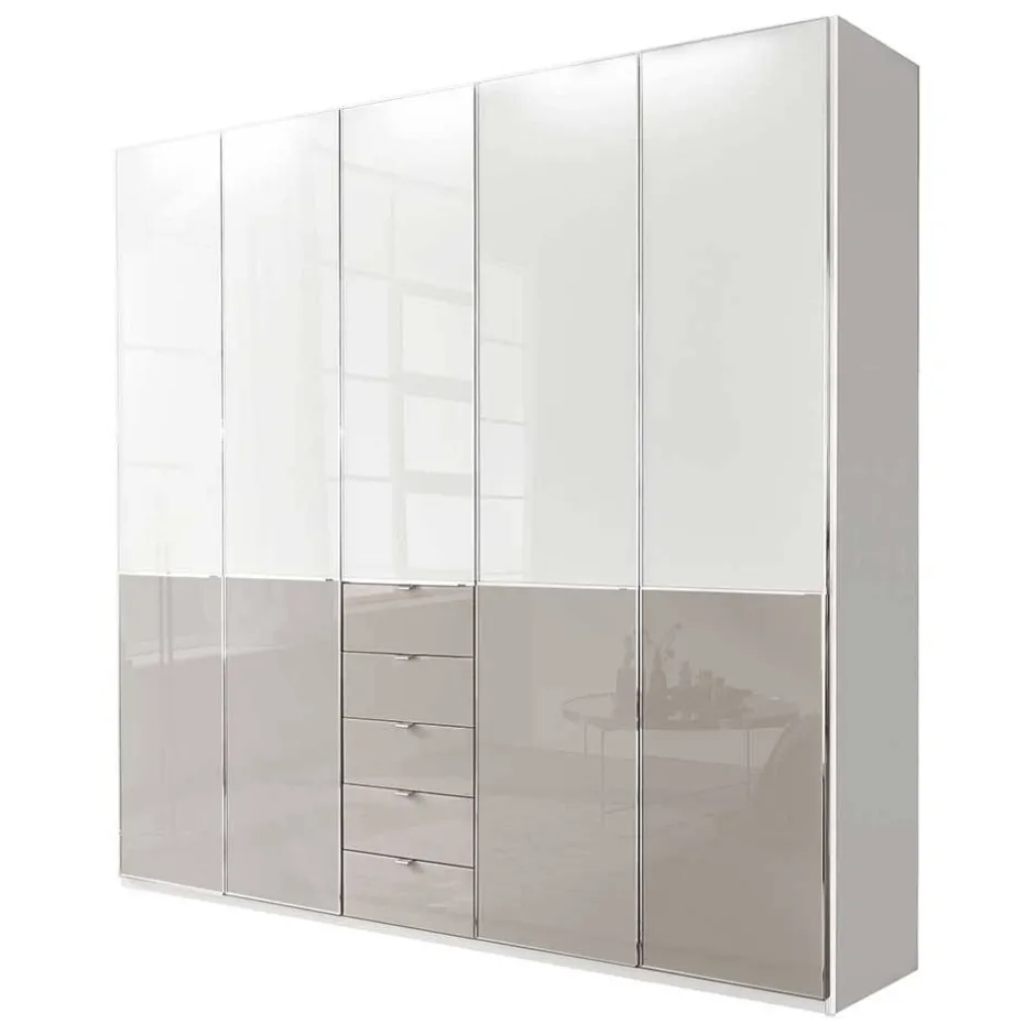 Kombi-Drehtürenschrank 5-türig - Pascan^Wohnen Outlet