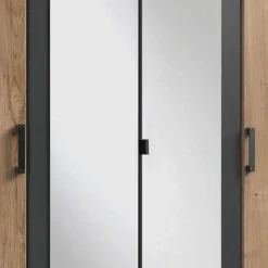 Wohnen Kombi-Kleiderschrank in Plankeneiche Dekor - Corpus