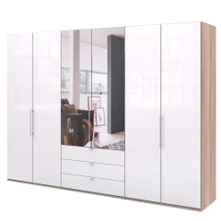 Wohnen Kombi-Kleiderschrank mit Spiegel-Falttür - Bosays II