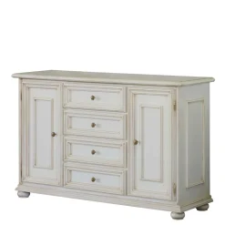 Wohnen Kombi-Kommode in Antikweiß - Vicina