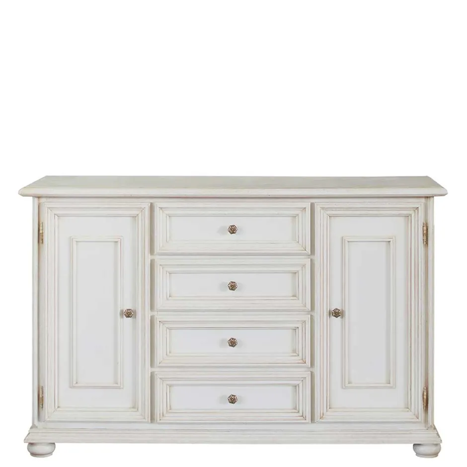 Wohnen Kombi-Kommode in Antikweiß - Vicina