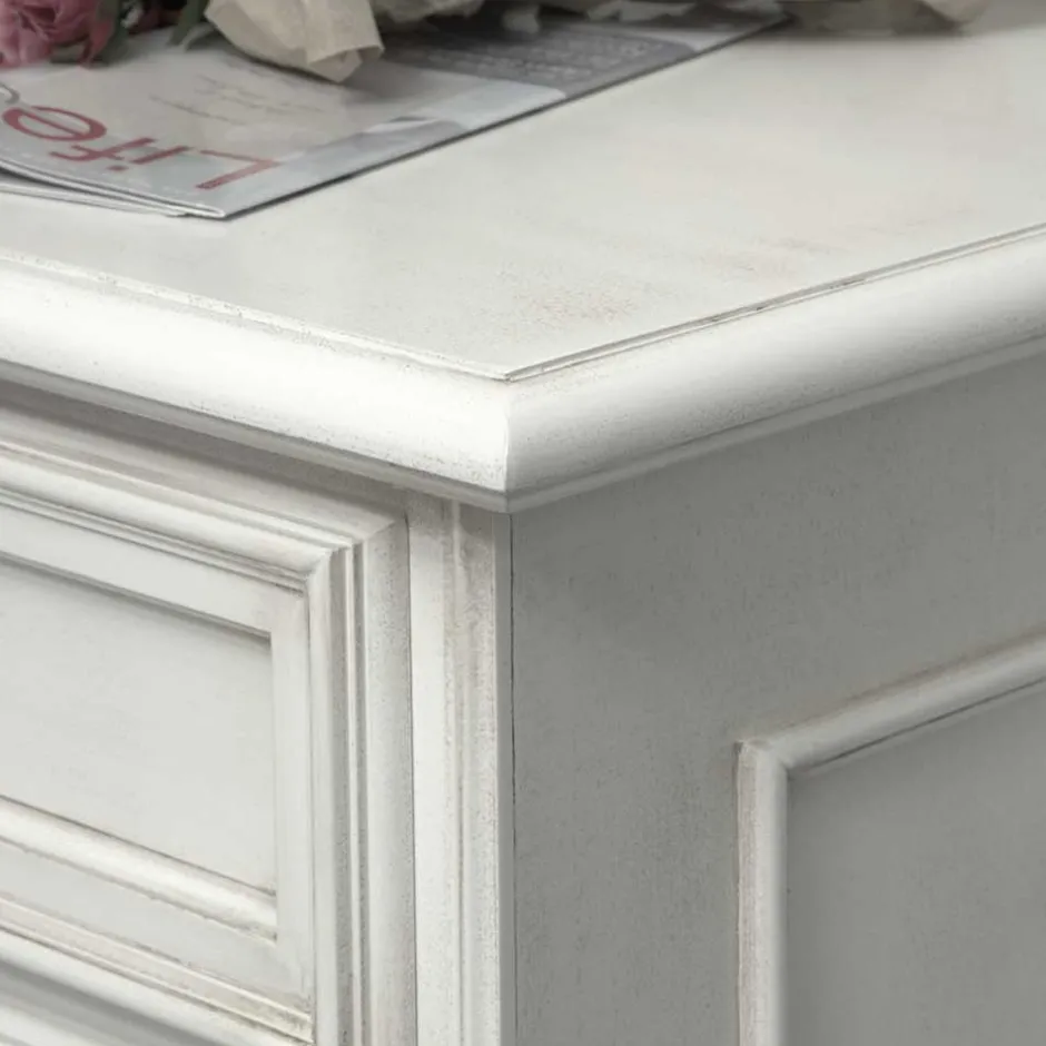 Wohnen Kombi-Kommode in Antikweiß - Vicina