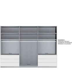 Wohnen Kombi-Schlafzimmerschrank 300 cm breit - Ostranca