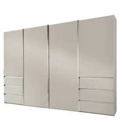 Wohnen Kombi-Schwebetürenschrank in Champagner - Eusebia