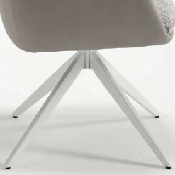 Wohnen Komfort Esstischsessel in Grau - Basel (2er Set)