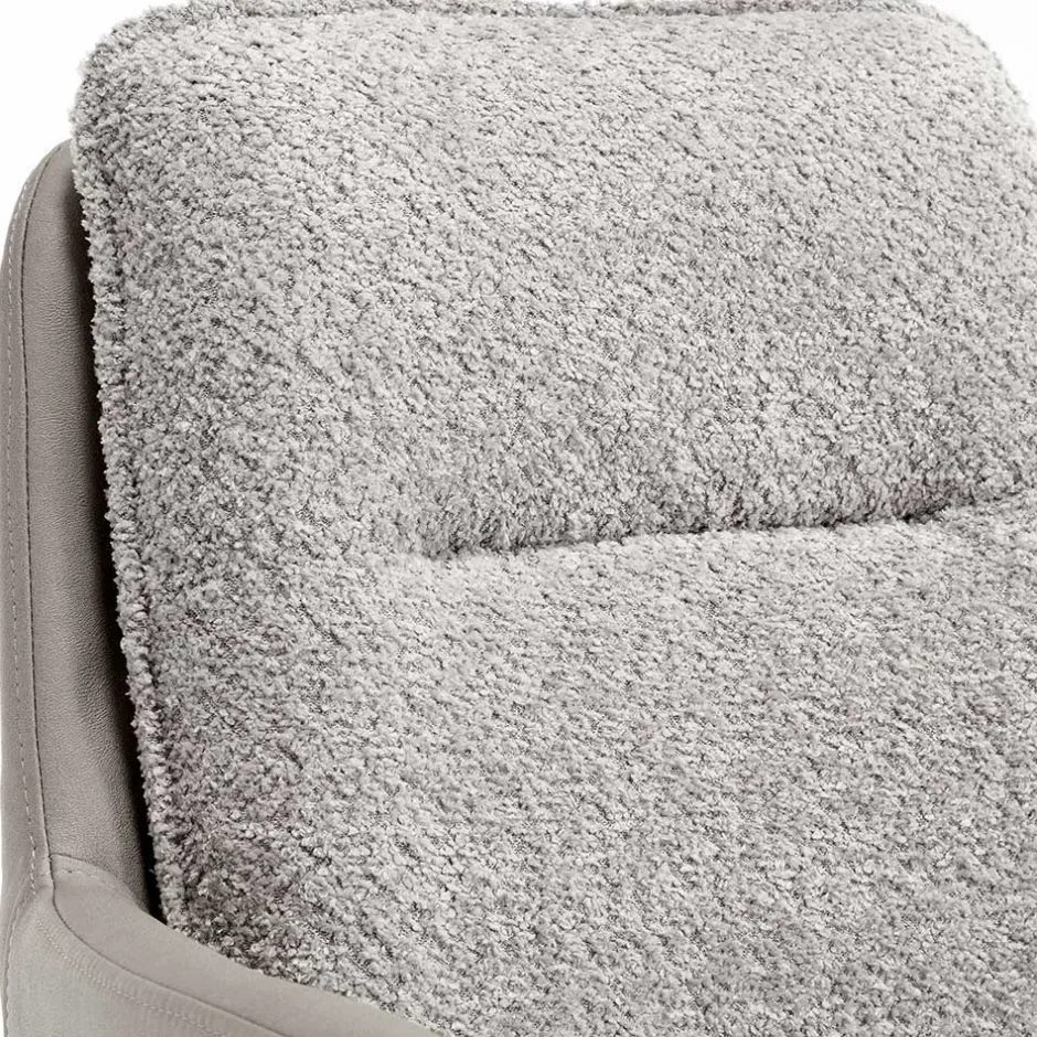 Wohnen Komfort Esstischsessel in Grau - Basel (2er Set)