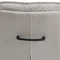 Wohnen Komfort Esstischsessel in Grau - Basel (2er Set)