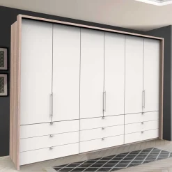 Komfort Kleiderschrank mit drei Falttüren - Vaclyn^Wohnen