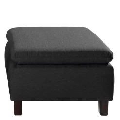 Wohnen Komfortsessel in Dunkelgrau und Nussbaum - Pelago