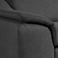 Wohnen Komfortsessel in Dunkelgrau und Nussbaum - Pelago