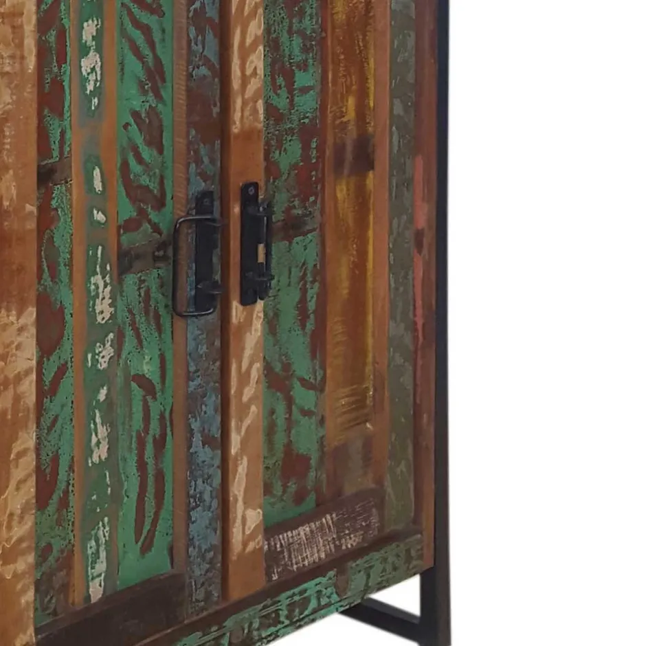 Wohnen Kommode Ensley in Schwarz Bunt