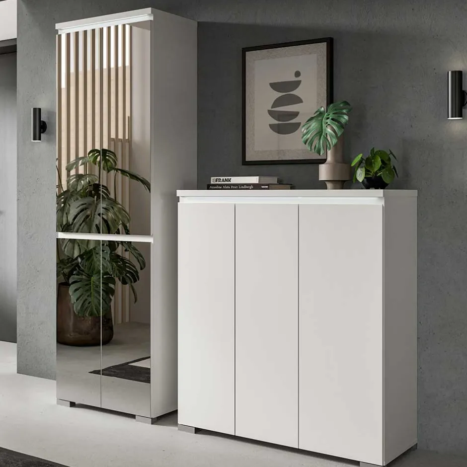 Wohnen Kommode für Schuhe in Weiß - Dany