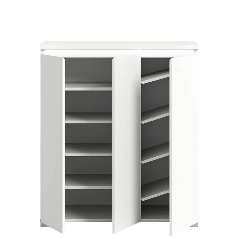 Wohnen Kommode für Schuhe in Weiß - Dany