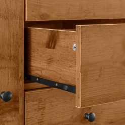 Kommode in Eiche Holzoptik und Schwarz - Lavion^Wohnen Outlet