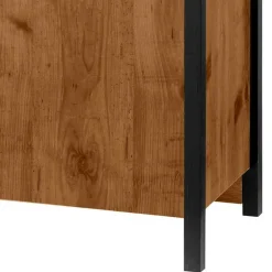 Kommode in Eiche Holzoptik und Schwarz - Lavion^Wohnen Outlet