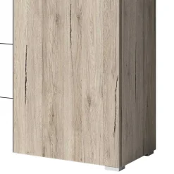 Wohnen Kommode in Eiche San Remo & Weiß - Anglivia