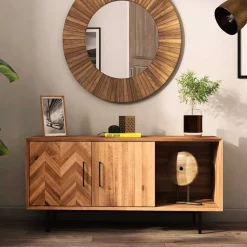 Kommode mit 2 Türen & Fach aus Wildeiche - Kerfa^Wohnen Best