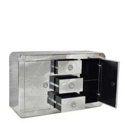 Kommode Pilot in Alufarben^Wohnen New