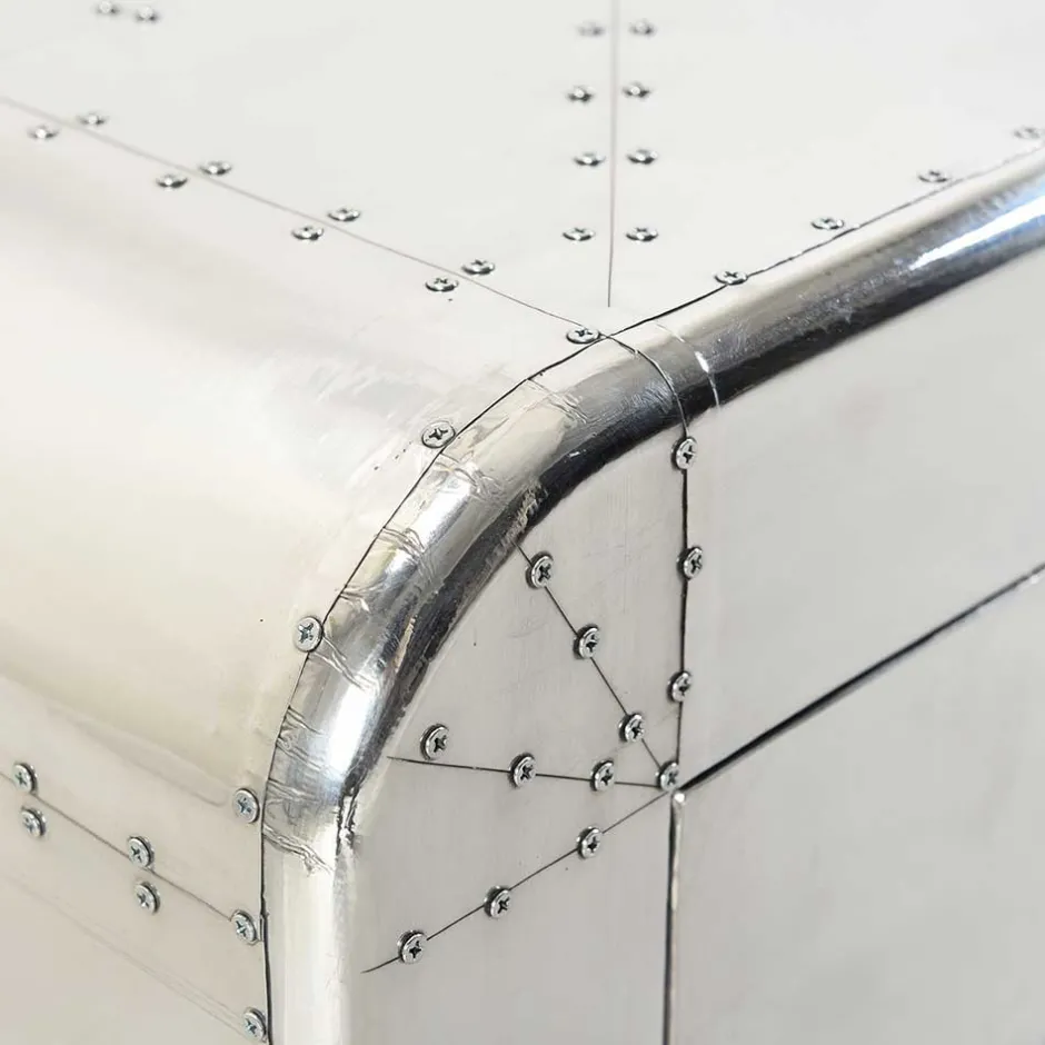 Kommode Pilot in Alufarben^Wohnen New