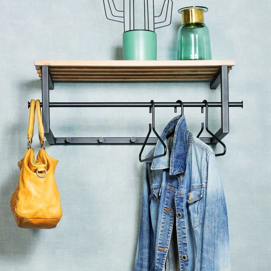 Kompakte Industry Garderobe 76x26x34 - Zoccos^Wohnen