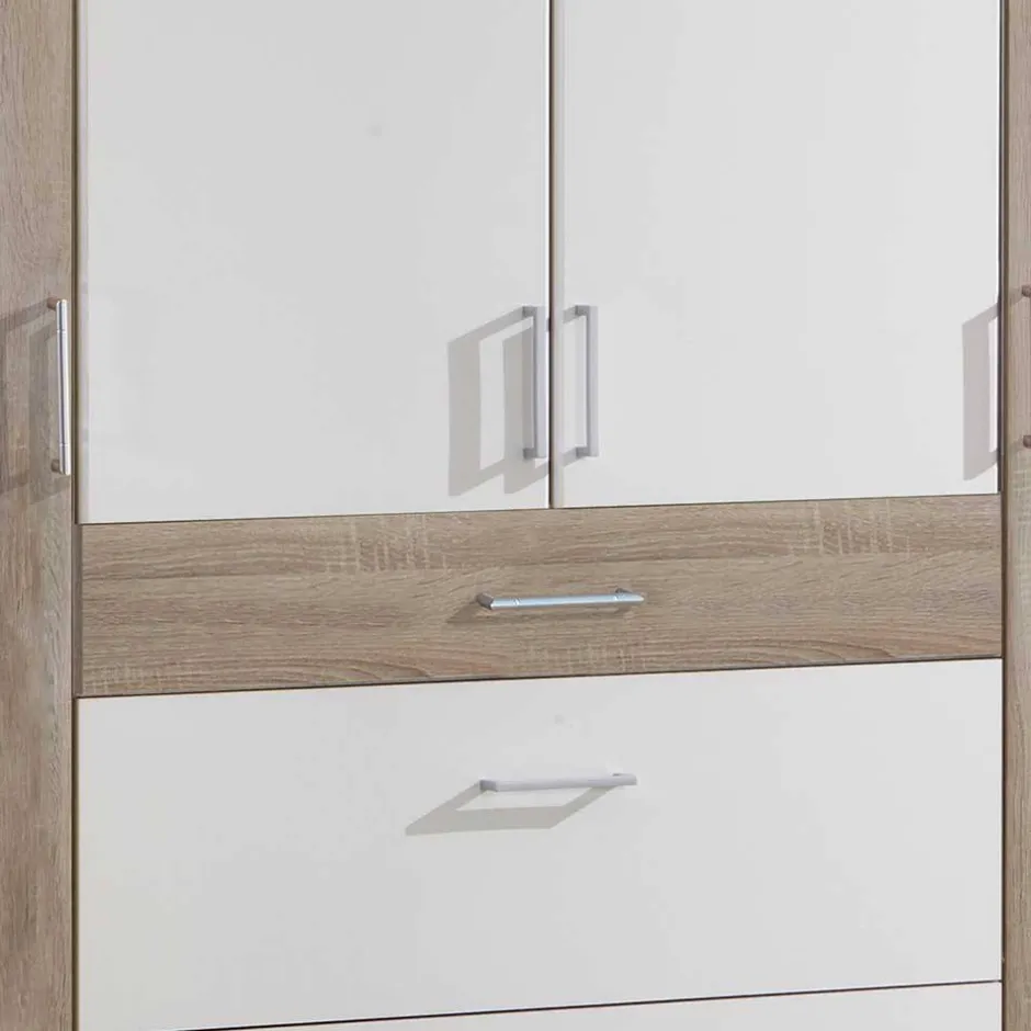 Kompakter Kleiderschrank 179 cm breit - Coros^Wohnen