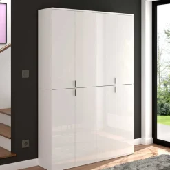 Kompakter Kleiderschrank 122x193x34 cm - Ejulia (zweiteilig)^Wohnen Hot