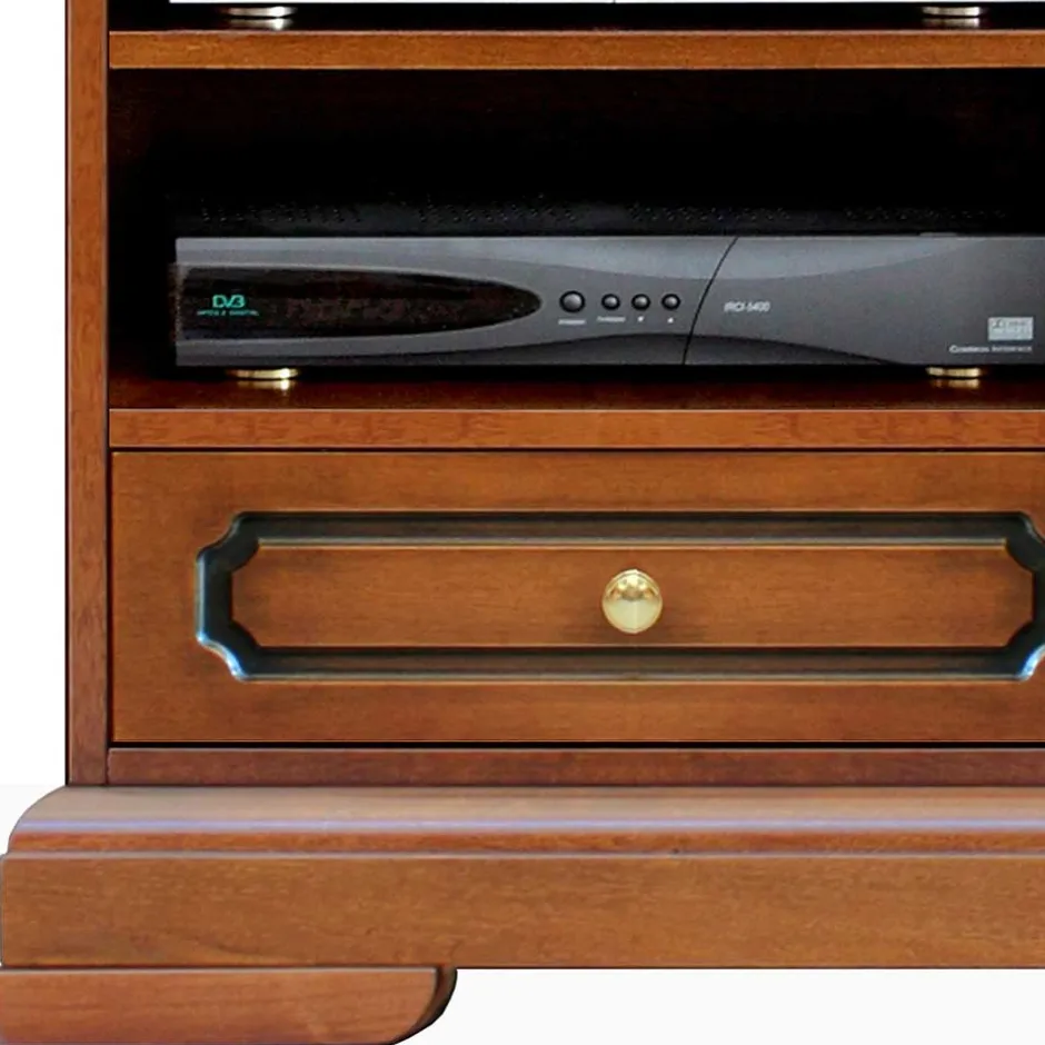 Kompaktes TV Board - Klassisches Design - Kimms^Wohnen Discount