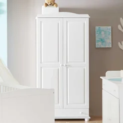 Wohnen Komplett Babyzimmer Narcisso in Weiß (fünfteilig)