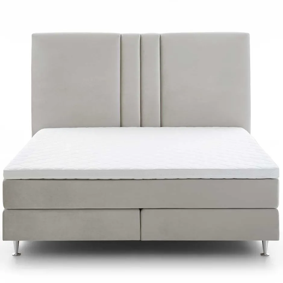 Wohnen Komplett Boxspringbett in Creme - Skowera