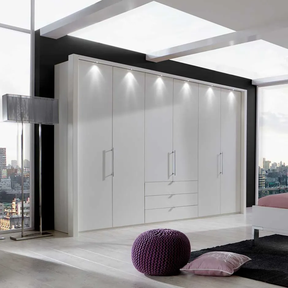 Komplett Schlafzimmer Manchester in Weiß (vierteilig)^Wohnen