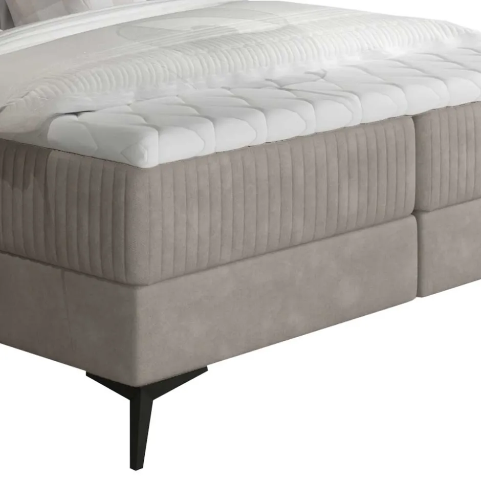 Wohnen Komplettbett in Beige Chenillebezug - Tamba