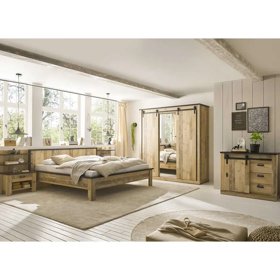 Komplette Schlafzimmereinrichtung Set - Naiavio (fünfteilig)^Wohnen New