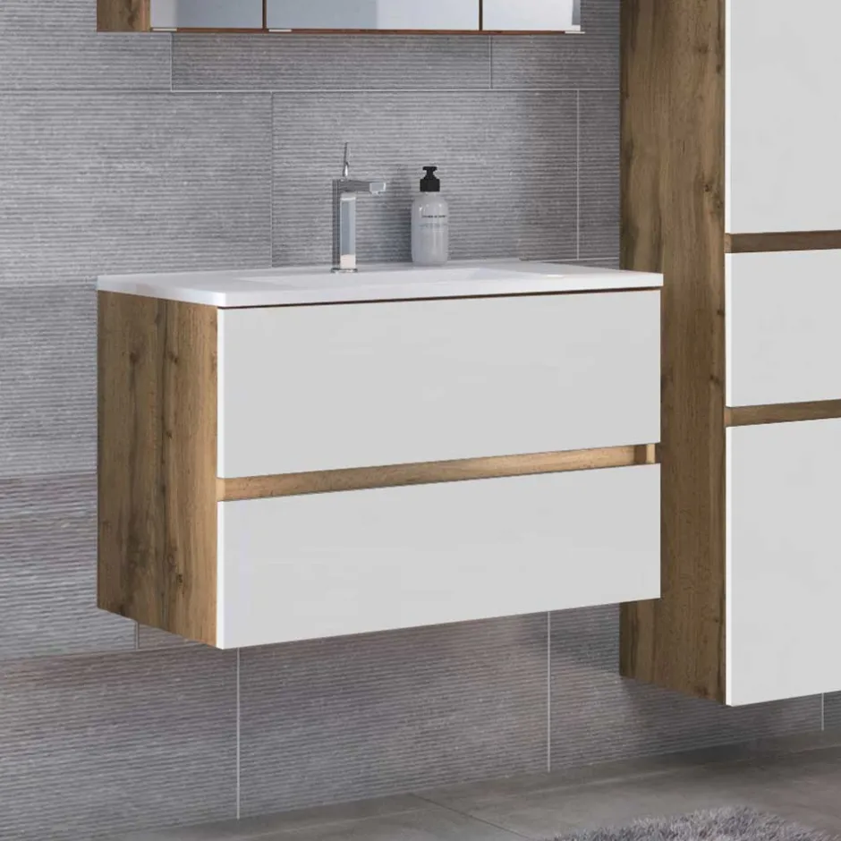 Wohnen Kompletter Waschtisch in drei Breiten - Maklesa