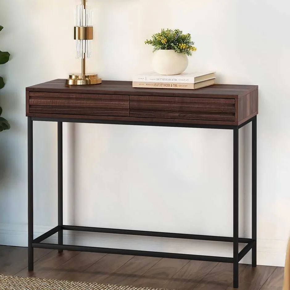 Konsolentisch in Walnuss Optik - Teleska^Wohnen Best