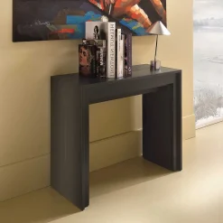 Konsolentisch verlängerbar als großer Esstisch Sumilar in Schwarz^Wohnen Discount