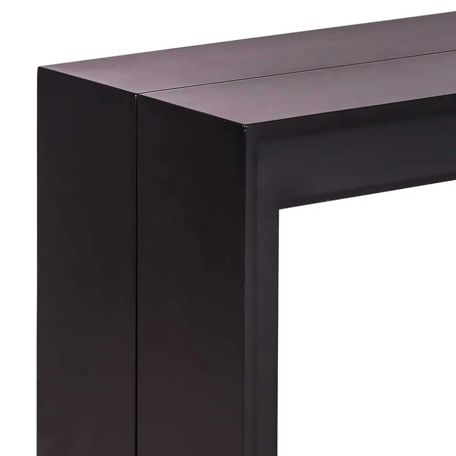 Konsolentisch verlängerbar als großer Esstisch Sumilar in Schwarz^Wohnen Discount