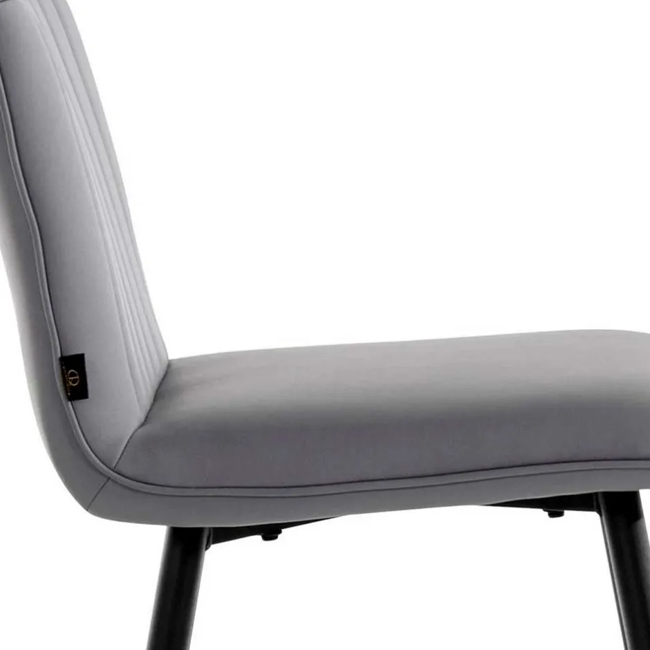 Kunstleder Barstühle in Grau - Eleganto (2er Set)^Wohnen Discount