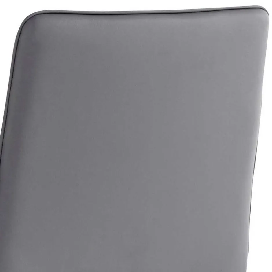 Kunstleder Barstühle in Grau - Eleganto (2er Set)^Wohnen Discount