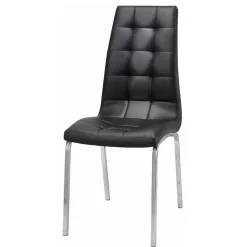 Kunstleder Esstischstühle in Schwarz - Stufanias (2er Set)^Wohnen Best