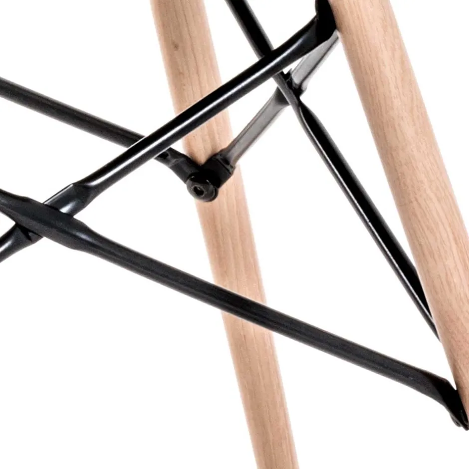 Wohnen Kunstleder Hocker im Skandi Design - Arianno