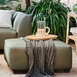 Kunstleder Polsterhocker 88x40x64 cm - Olterva^Wohnen Clearance